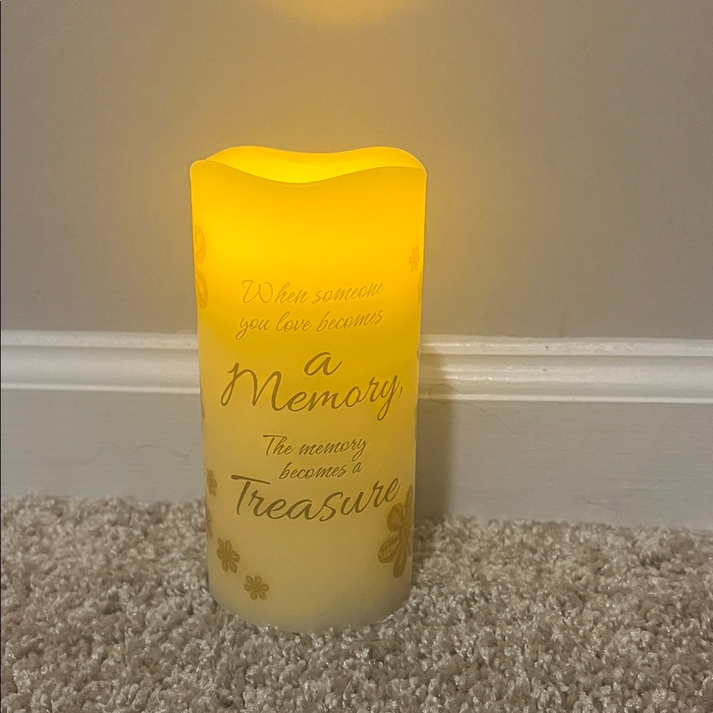 Warm Glow Memory LED Candle